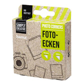 Hama Photo Corners | 500 Corners | For Sticking Photos/Postcards/Greeting Cards | Self Adhesive, Transparent, Weiß